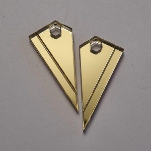Losanges pour créoles /  Doré miroir