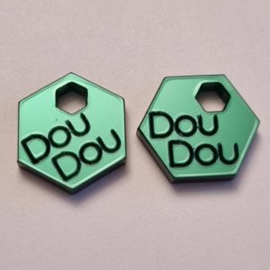 Hexagones Doudou pour créoles / Vert mat