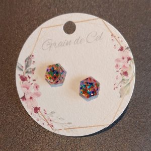 Boucles d'oreilles MICRO - Arlequin
