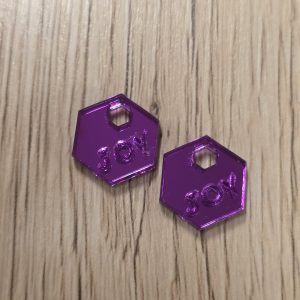 Hexagone Addict - JOY X2 - miroir violet